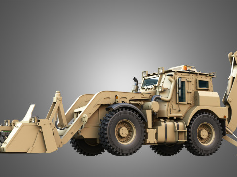HMEE High Mobility Engineer Excavator Modèle 3D