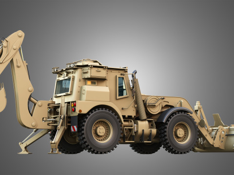 HMEE High Mobility Engineer Excavator Modèle 3D