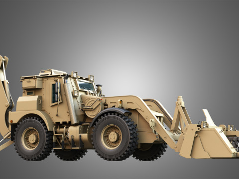 HMEE High Mobility Engineer Excavator Modèle 3D