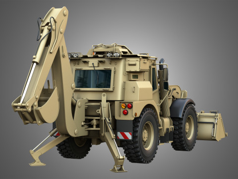HMEE High Mobility Engineer Excavator Modèle 3D