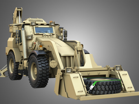HMEE High Mobility Engineer Excavator Modèle 3D