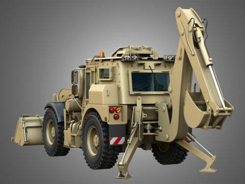 HMEE High Mobility Engineer Excavator Modèle 3D