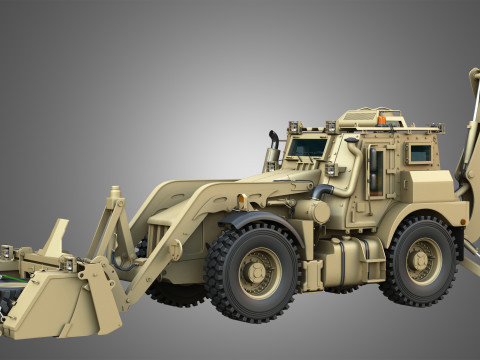 HMEE High Mobility Engineer Excavator Modèle 3D