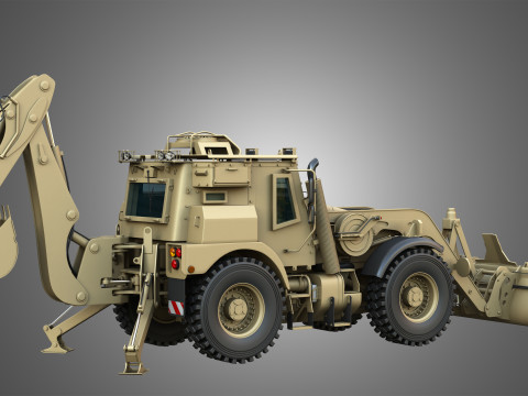 HMEE High Mobility Engineer Excavator Modèle 3D