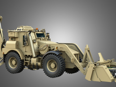 HMEE High Mobility Engineer Excavator Modèle 3D