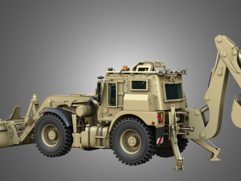 HMEE High Mobility Engineer Excavator Modèle 3D