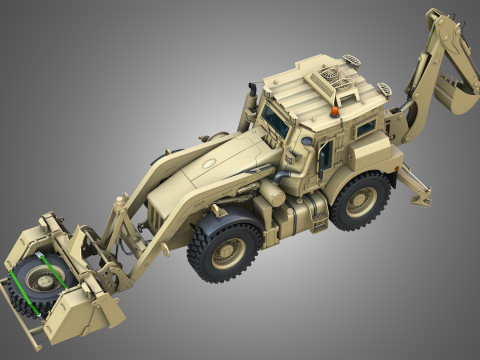 HMEE High Mobility Engineer Excavator Modèle 3D