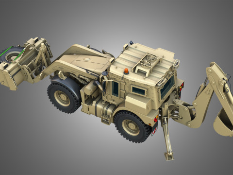 HMEE High Mobility Engineer Excavator Modèle 3D