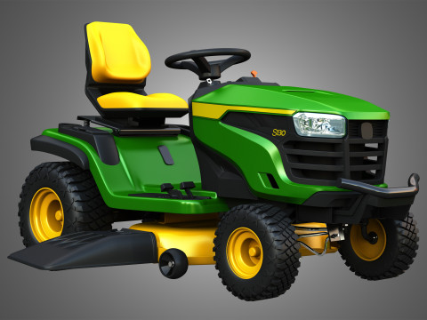S130 Lawn Tractor 3D-Modell