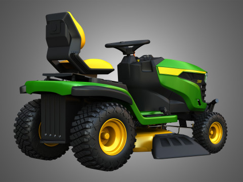 S130 Lawn Tractor 3D-Modell