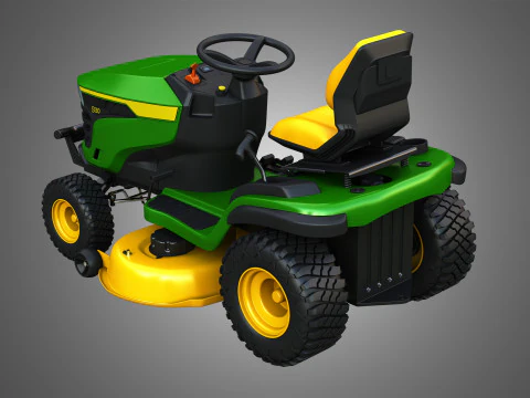 Trator de gramado S130 Modelo 3D