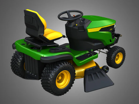 Trator de gramado S130 Modelo 3D