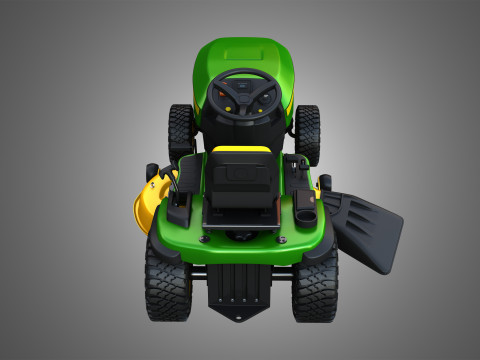 S130 Lawn Tractor 3D-Modell