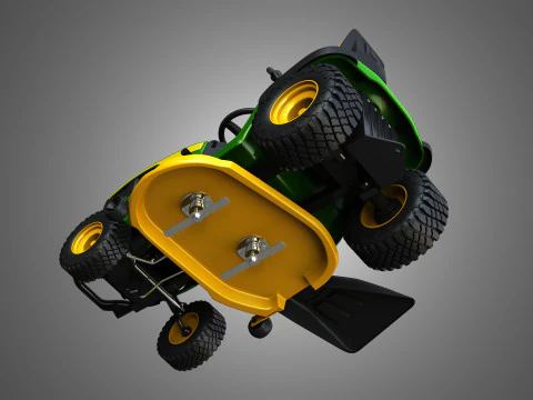 Trator de gramado S130 Modelo 3D