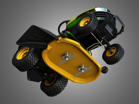 S130 Lawn Tractor 3D-Modell