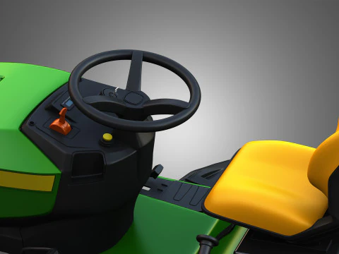 Trator de gramado S130 Modelo 3D