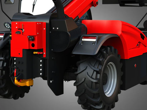 IH 935 Farmlift Telehandler 3D Model