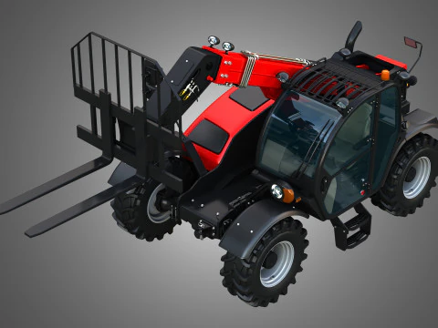 IH 935 Farmlift Telehandler 3D Model