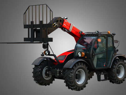 IH 935 Farmlift Telehandler Modelo 3D
