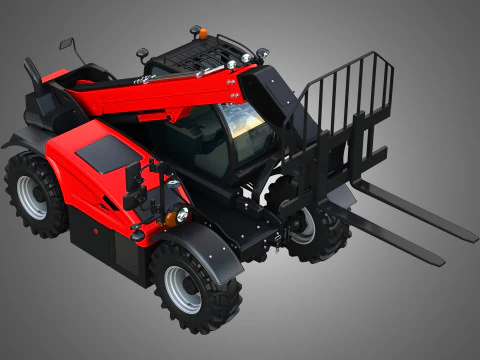 IH 935 Farmlift Telehandler 3D Model