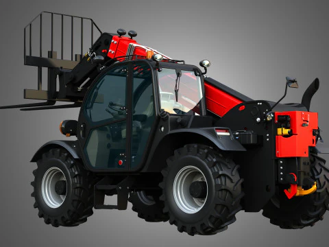 IH 935 Farmlift Telehandler 3D Model