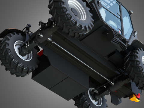 IH 935 Farmlift Telehandler Modèle 3D