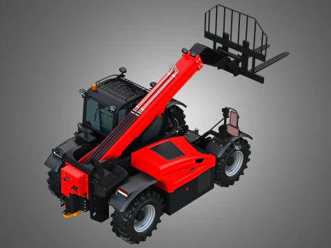 IH 935 Farmlift Telehandler 3D Model