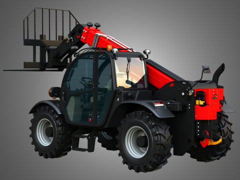 IH 935 Farmlift Telehandler Modèle 3D