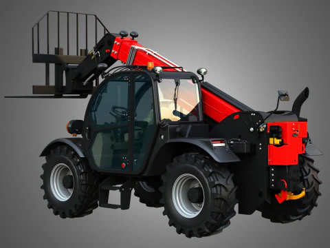 IH 935 Farmlift Telehandler 3D Model