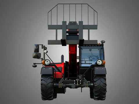 IH 935 Farmlift Telehandler 3D Model
