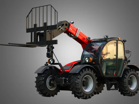 IH 935 Farmlift Telehandler 3D Model