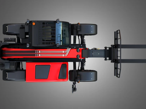 IH 935 Farmlift Telehandler 3D Model