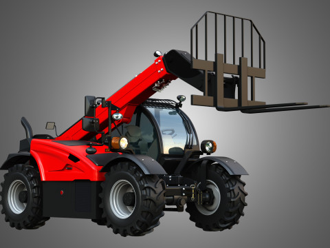 IH 935 Farmlift Telehandler Modèle 3D