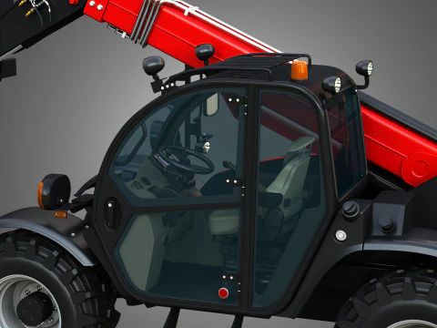 IH 935 Farmlift Telehandler 3D Model