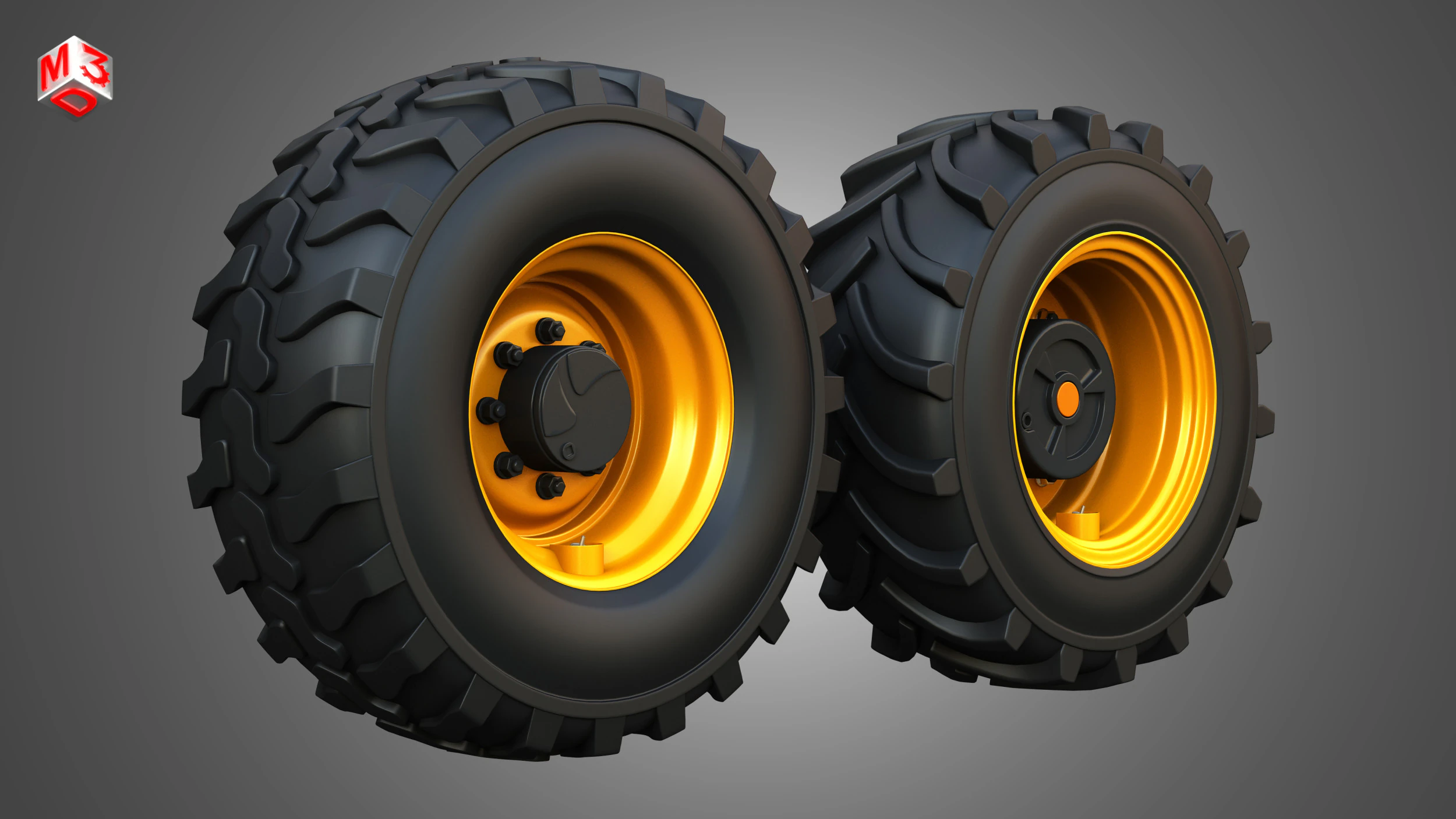 Markos Special Wheels and Tires MSWT -3 3D Model .c4d .max .obj .3ds .fbx .stl .blend 