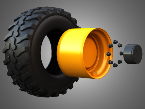 Markos Special Wheels and Tires MSWT -3 3D Model