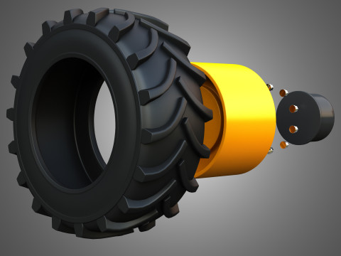 Markos Special Wheels and Tires MSWT -3 3D Model