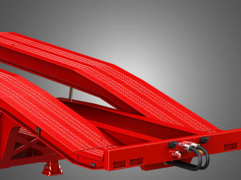 Van Transporter Trailer 3D Model