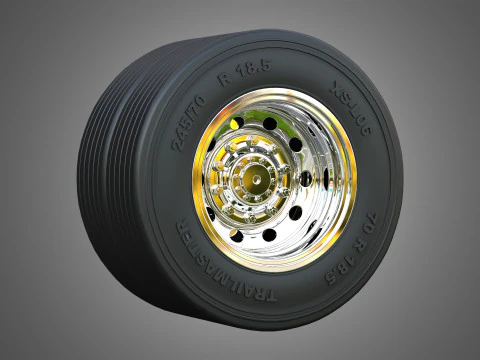 Van Transporter Trailer 3D Model