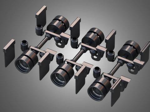 Van Transporter Trailer 3D Model