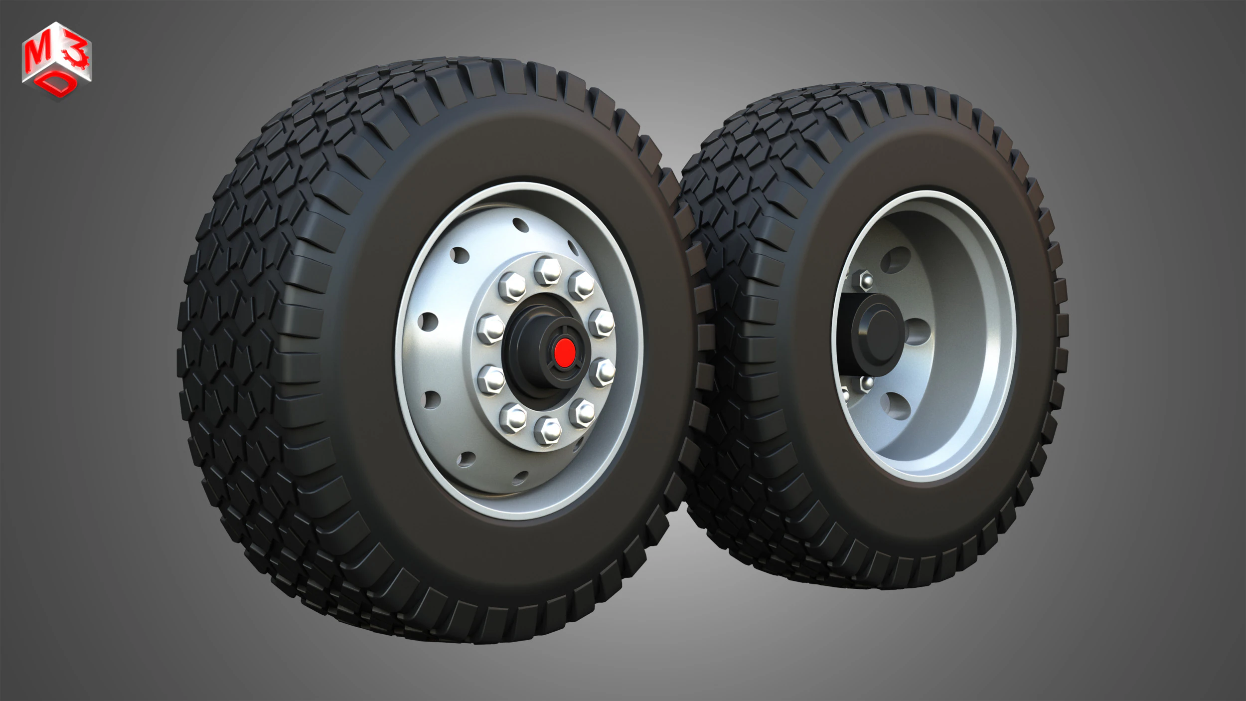 Markos Special Wheels and Tires MSWT -4 3D Model .c4d .max .obj .3ds .fbx .stl .blend