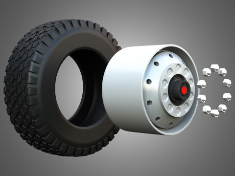 Markos Special Wheels and Tires MSWT -4 3Dモデル