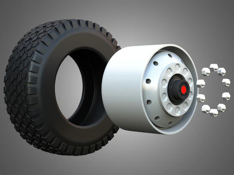 Markos Special Wheels and Tires MSWT -4 3D Model