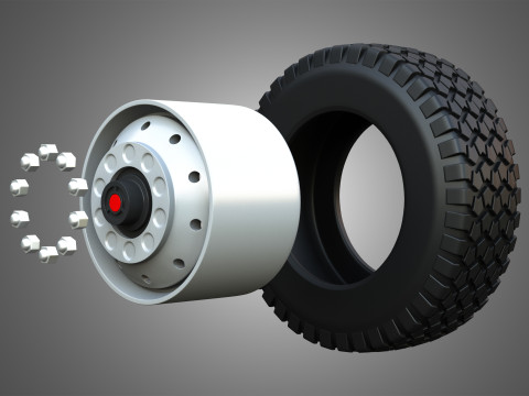 Markos Special Wheels and Tires MSWT -4 3Dモデル
