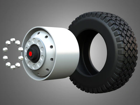 Markos Special Wheels and Tires MSWT -4 3D Model