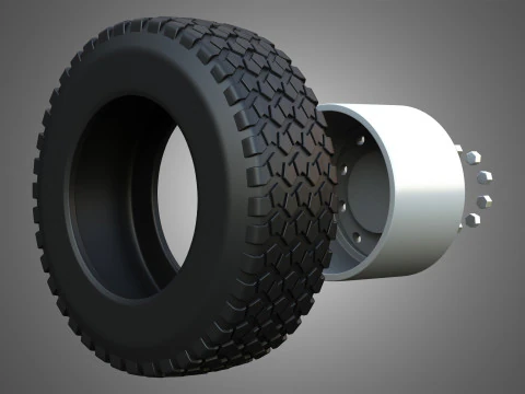Markos Special Wheels and Tires MSWT -4 3D Model