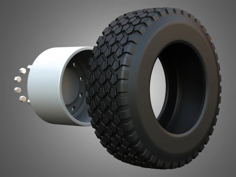 Markos Special Wheels and Tires MSWT -4 3D Model