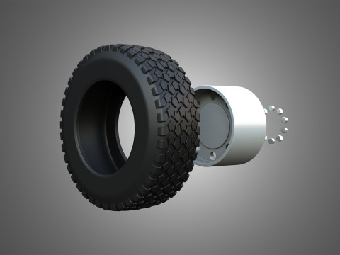 Markos Special Wheels and Tires MSWT -4 3Dモデル