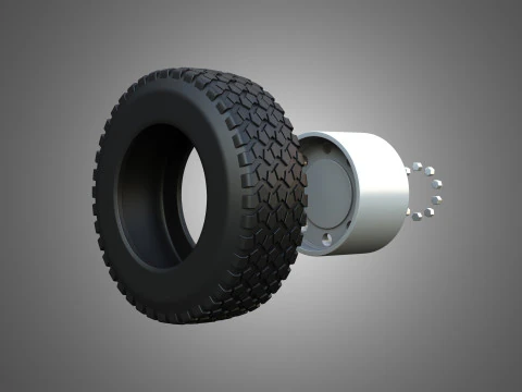 Markos Special Wheels and Tires MSWT -4 3D Model