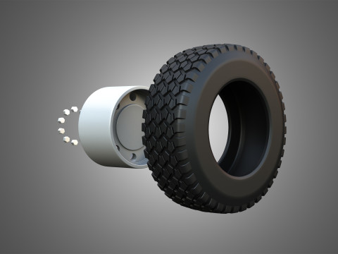 Markos Special Wheels and Tires MSWT -4 3Dモデル